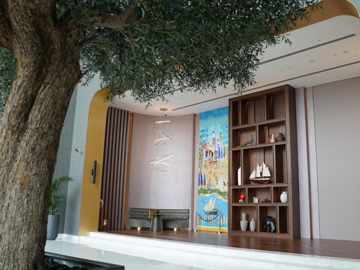 Movenpick Jumeirah Village Triangle دبي المظهر الخارجي الصورة The interior of the new synagogue